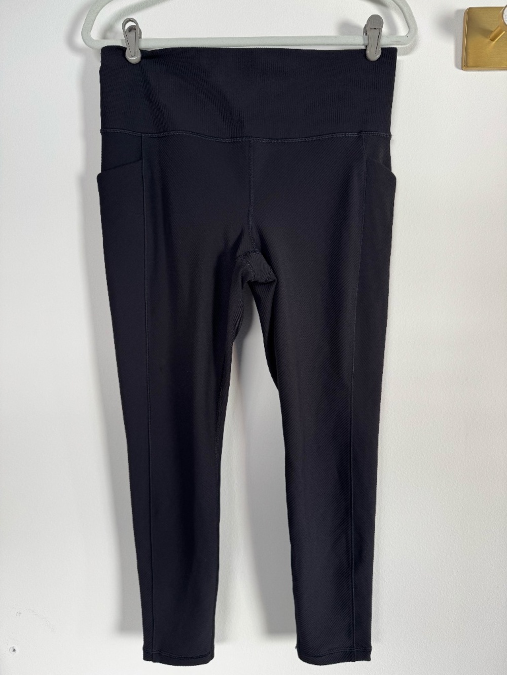 Athleta Salutation Stash High Rise Rib Mix Legging Large Petite